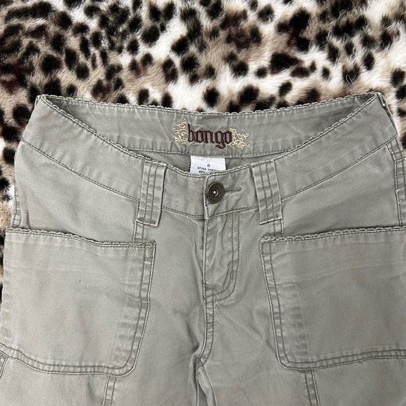 Khaki Green Cargo Pants - Tall Girl Friendly - Picture 3 of 6